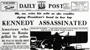How the Liverpool Daily Post reported the assassination of John F. Kennedy © Trinity Mirror