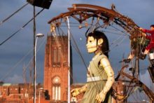 Thousands of people gathered at Liverpool’s Stanley Park and Albert Docks as the unique three-day Sea Odyssey parade began in the city.