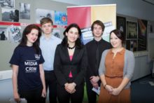 Labour MP for Liverpool Wavertree, Luciana Berger, has visited JMU Journalism for the first time since winning her place in Parliament.