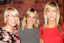 Louise Redknapp was the celebrity host at a mass 'swishing' party on the Albert Dock as fashion lovers raced to find a bargain.