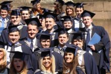 The JMU Journalism Class of 2012 celebrated graduation with a ceremony at Liverpool's Anglican Cathedral.