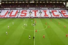 Liverpool and Manchester United honoured the 96 fans who died at Hillsborough on an emotional day at Anfield, with several tributes.