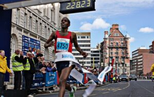 Liverpool Marathon 2012 winner Tomas Abyu. (Pic: Alice Kirkland) 