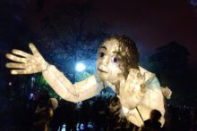 Hundreds of revellers gathered in Sefton Park for a spooky night-time edition of the annual Halloween Lantern Carnival.