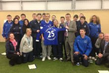 Phil Neville helped Everton in the Community celebrate its 25th anniversary, telling JMU Journalism how much the scheme means to him and the club.