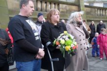 A vigil was held for murdered teenager Andrew Jones, ten years after he died following being attacked on a night out in Liverpool.
