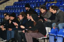 Our trainee sports reporters joined experienced journalists at Chester FC’s Exacta Stadium for a live match reporting exercise.