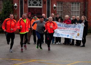The team will be running 96 miles in three days from Sheffield to Liverpool