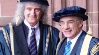 Sir Brian Leveson officially replaces Dr Brian May as he is installed as the new Chancellor of Liverpool John Moores University.