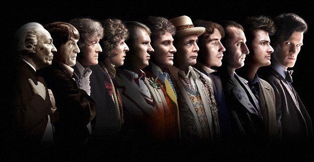 Dr Who 50th anniversary cast of Time Lords © BBC