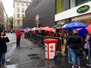 Hundreds queue for Union J book signing