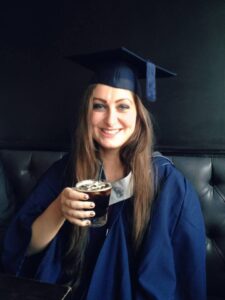 Aimée Pye on her graduation day. © Facebook 