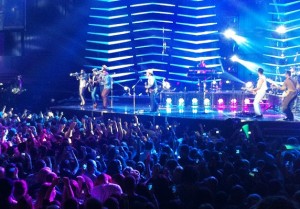 Bruno Mars at the Echo Arena