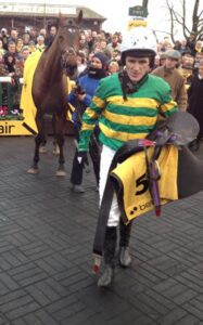 Tony McCoy in the winners enclosure after his victory on More Of That at Haydock