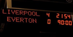 It was Liverpool's biggest Merseyside Derby win since they beat Everton 5-0 at Goodison Park in 1982. Pic © Liverpool FC/Twitter