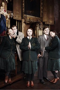 The cast of 'Once a Catholic' © Katherine Morley/Twitter