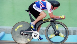 Chris Boardman competing in London 2012. ©Facebook