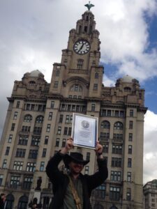 Graham has finally received his Guinness World Record certificate