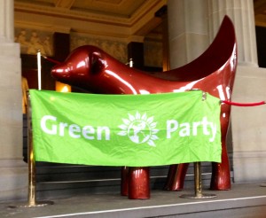 Green Party arrives in Liverpool for a four-day conference