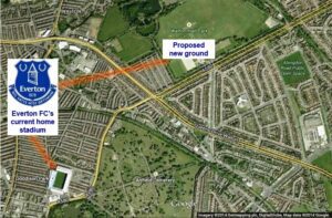 Everton FC hope  to move to nearby Walton Hall Park. Image © Google Maps