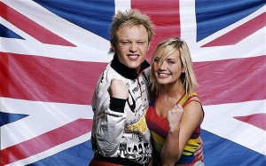 Gemma Abbey was in Jemini with fellow Scouser Chris Cromby, representing the UK at the 2003 Eurovision song contest © BBC/Eurovision