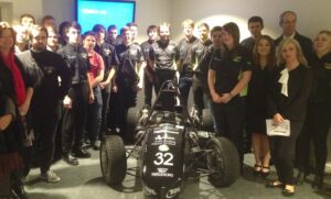 LJMU's Racing team and the 2014 car