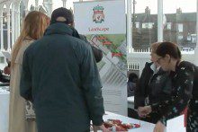 The Isla Gladstone Conservatory in Stanley Park hosted Anfield Jobs Fair as more than two dozen employers took part.