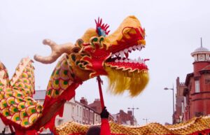 Chinese New Year celebrations in Liverpool's Chinatown. Pic © Natalie Townsend JMU Journalism