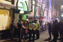 Popular student nightspot Garlands remains closed following a midnight drugs raid by 140 officers from Merseyside Police.