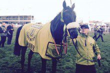  Leighton Aspell triumphed with 25-1 underdog Many Clouds as he clinched back-to-back wins at Aintree.
