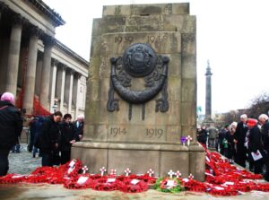 The Liverpool Cenotaph on St George's Hall Plateau. Pic by Ryan Jones © JMU Journalism