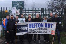 Teachers at a Crosby school began strike action in response to what they claim is 'excessive bureaucracy.’