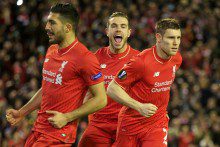 Liverpool warmed up for the Capital One Cup Final with a nervy but morale-boosting Europa League win over FC Augsburg.