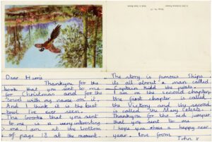 John Lennon's earliest letter ©TracksAuctions.com. 