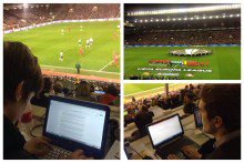 When Liverpool face Manchester United, the stakes are always high. Leigh Kimmins blogs about an "epic experience" at Anfield.