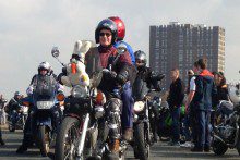 The Wirral Easter Egg Run tradition was kept alive as bikers gathered in their numbers to raise charity cash.
