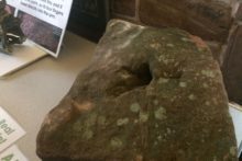 The first dinosaur fossil ever found in the North West went on display in Merseyside’s oldest building.