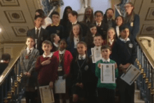 Civic pride was shown by the leaders of tomorrow at the inauguration of Liverpool's Junior and Young Lord Mayors.