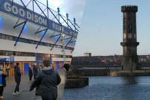 Everton's bid to build a brand new stadium cleared its first obstacle after the club agreed to purchase land at Bramley Moore Dock.