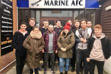 The Marine Travel Arena was the destination for JMU Journalism Sport on a live match trip.