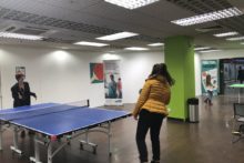 The re-launch of a free and popular scheme is offering table tennis fans the chance to have fun.