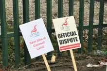 Shipyard workers at Cammell Laird have started 24-hour strikes to protest over plans to cut 291 jobs.