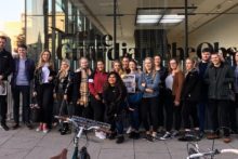 JMU Journalism students went on a trip to London, visiting either The Guardian headquarters or Sky News.
