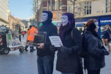 An ‘Earthling’s Experience’ was staged in the city centre to try to encourage a more positive view of veganism.