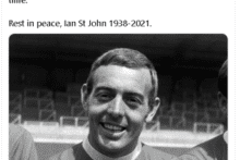 Former Liverpool and Scotland forward Ian St John has died at the age of 82 following a long illness.