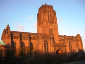 Anglican Cathedral at sunrise. Pic © JMU Journalism