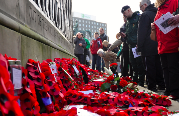 Remembrance Day outside St. George’s Hall in Liverpool - JMU Journalism