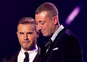 Gary Barlow and Christopher Maloney on X Factor © ITV