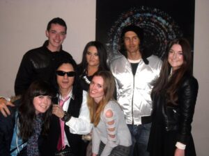 My friends and I with Tommy Wiseau (left) and Greg Sestero (right)