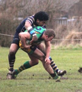 Mahe shows some of the natural Tongan aggression